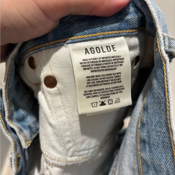 AGOLDE Parker Jean Shorts - Picture 6 of 6